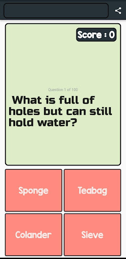 Android application Quizfy screenshort