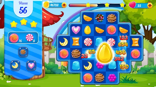 Bubble Shooter Level 123 Gameplay 