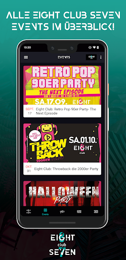 EIGHT CLUB SEVEN Screen 2