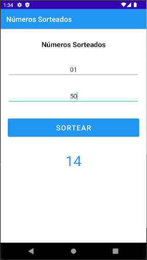 Números Sorteados Screen 2