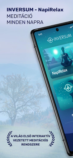 Android application INVERSUM NapiRelax meditációk screenshort