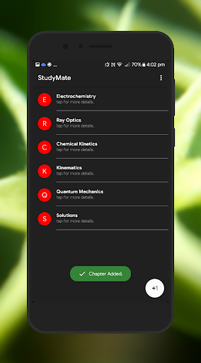 Android application StudyMate screenshort