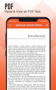 Document Reader :  PDF Creator Screenshot