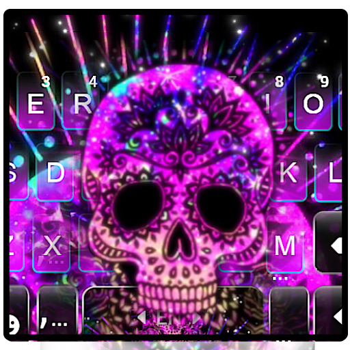 Mandala Sugar Skull Keyboard T  Icon