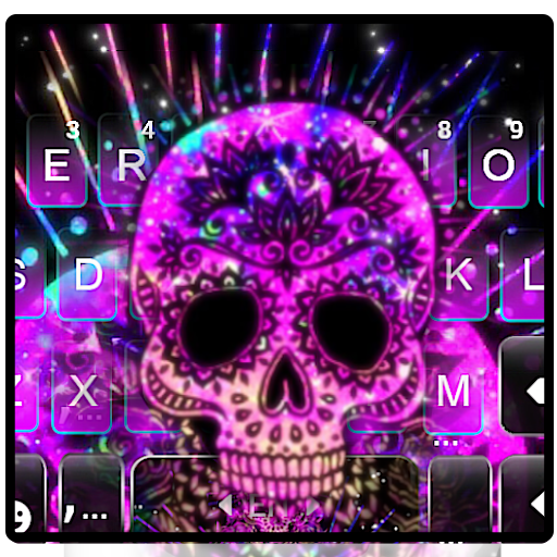 Mandala Sugar Skull Keyboard T logo