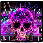 Cover Image of ดาวน์โหลด Mandala Sugar Skull Keyboard T  APK