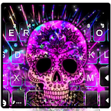 Mandala Sugar Skull Keyboard Theme icon