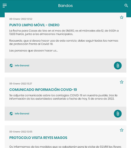 Casas de Ves Informa Screen 2