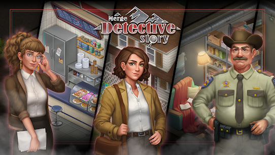 Merge Detective mystery story MOD (Unlimited Free) 1