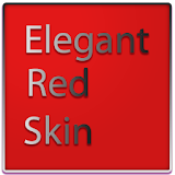 Elegant Red Keyboard Skin icon