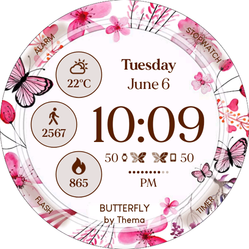 Butterfly Watch Face  Icon