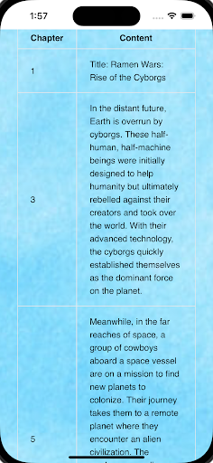 Novel E-Book Generator Writer Screen 3