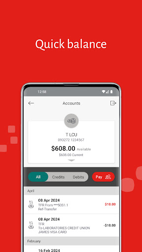 LCU - Banking App Screen 2