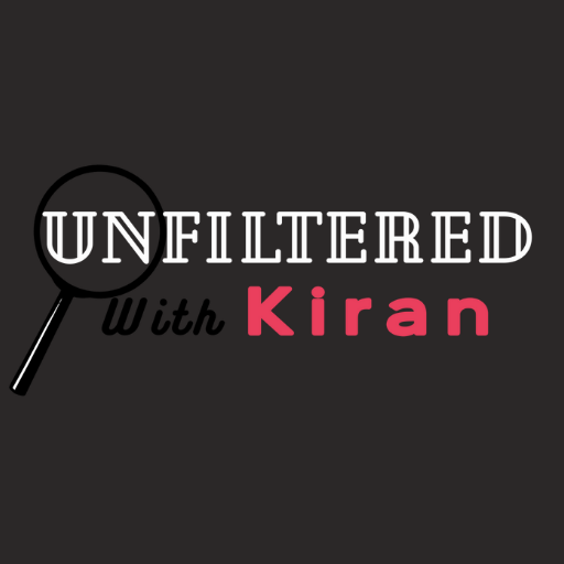 Unfiltered with Kiran logo