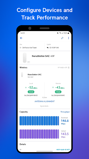 Screenshot of UISP Mobile