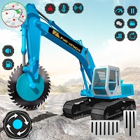 Excavator Crane Operator Rock Mining Machine Games