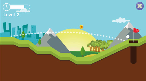 Golf Flag - 2D Golf Game Screen 3