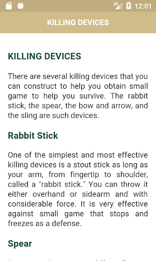 Offline Survival Guide Screen 2