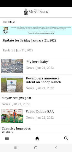 Wise County Messenger Screen 2