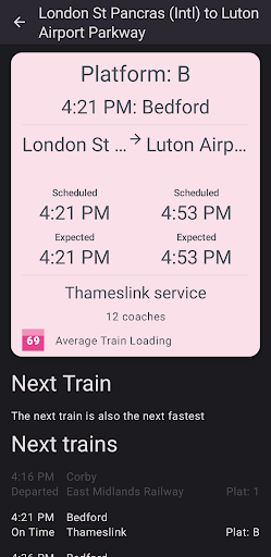 Android application Trax: Simplified Commuting screenshort
