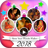 New Year Photo Video Maker 2017-18 icon