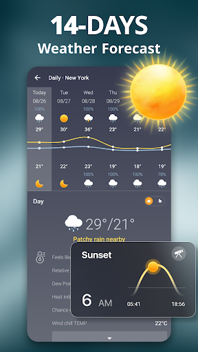 Screenshot of Weather Live