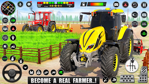 Captura 14 Real Tractor Driving Games android