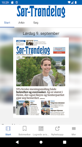 Android application Avisa Sør-Trøndelag eAvis screenshort