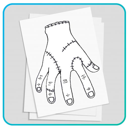 Android application How To Draw Wednesday Addams screenshort