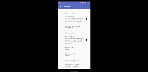 Android application KIND VPN PRO screenshort