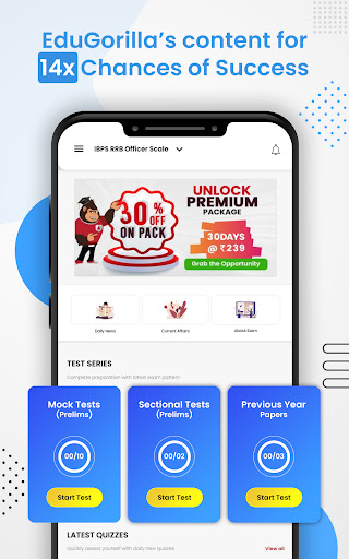 Android application Givexam screenshort