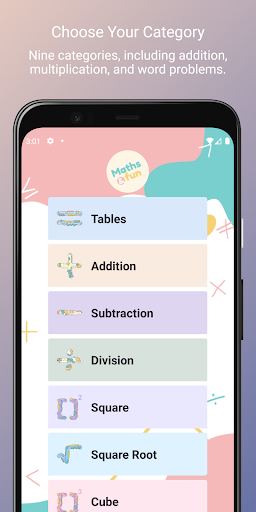 Android application Math Quiz Challenge Game screenshort