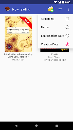Ebook Reader Screen 2