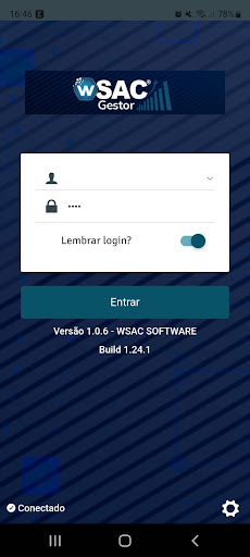 Android application wSac Gestor screenshort