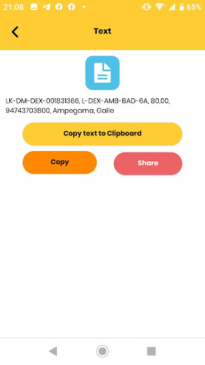 QR OFFERS - QR Scanner Screen 2