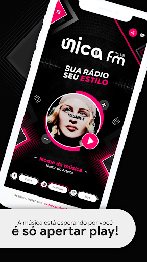 Android application Radio Unica FM Araraquara screenshort
