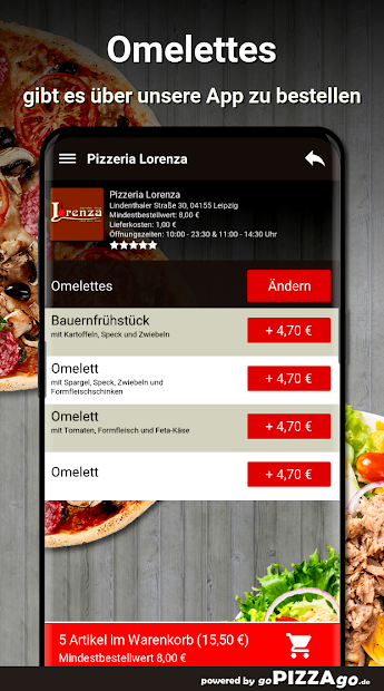 Captura de Pantalla 7 Pizzeria Lorenza Leipzig android