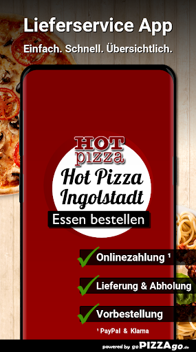 Android application Hot Pizza Ingolstadt screenshort
