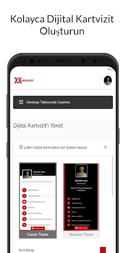 Karekod Dijital Kartvizit Screen 3