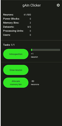 gAIn Clicker Screen 2