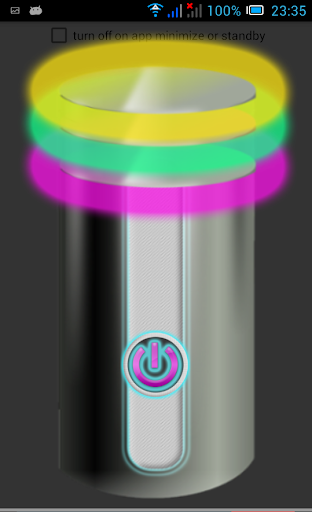 Android application Light On screenshort