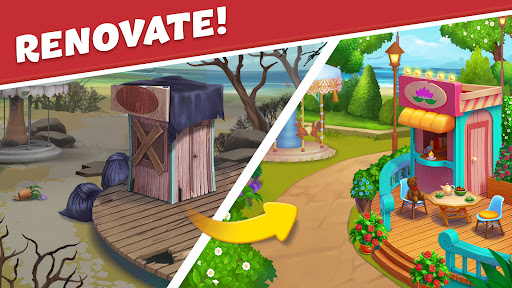 لعبة Park Town:Match 3 with a story apk مهكر2