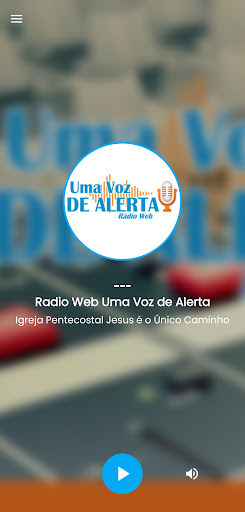 Android application Radio Web Uma Voz de Alerta screenshort