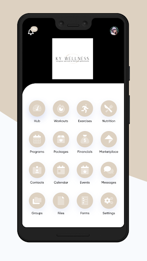 Android application KY Fitness screenshort
