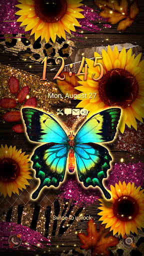 Magenta Sunflower - Wallpaper Screen 2