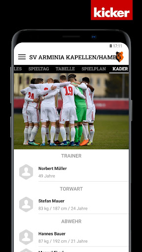 SV Arminia Kapellen-Hamb Screen 3