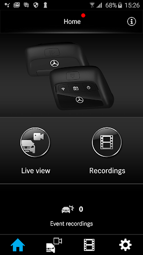 Android application Mercedes-Benz Dashcam screenshort