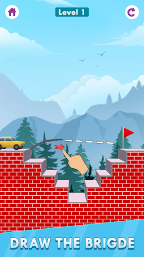Android application Draw The Bridge 3D screenshort