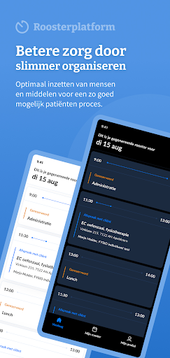 Android application Roosterplatform screenshort