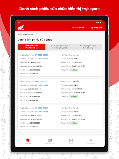 Android application D-ROS screenshort